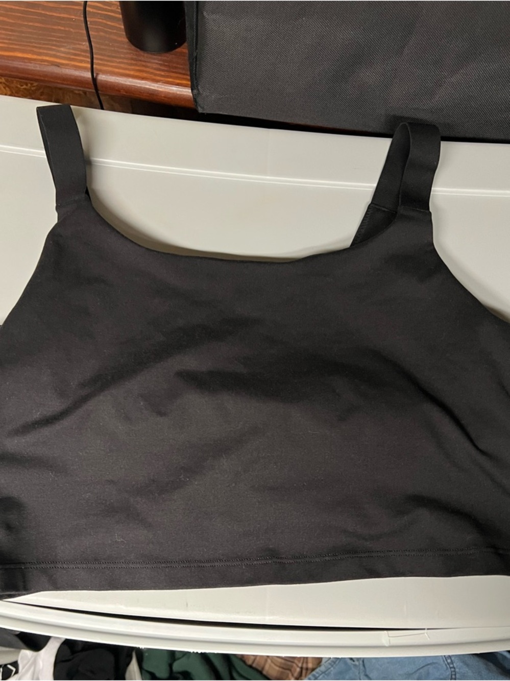Women’s Black Tank Top - Classic Scoop Neck